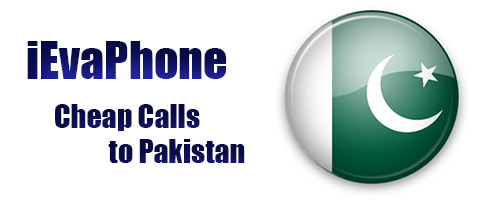 Cheap calls to Pakistan on iEvaPhone