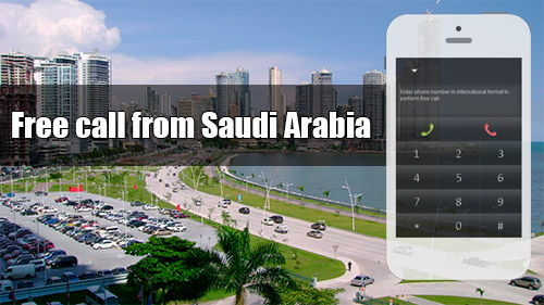 Free call from Saudi Arabia through iEvaPhone