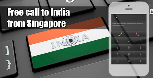 Free call to India from Singapore through iEvaPhone