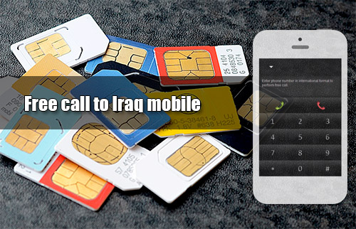 Free call to Iraq mobile through iEvaPhone