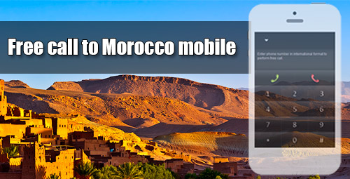 Free call to Morocco mobile through iEvaPhone