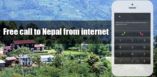 Free call to Nepal from internet through iEvaPhone