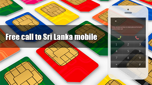 Free call to Sri Lanka mobile through iEvaPhone