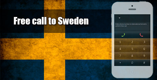 Free call to Sweden through iEvaPhone