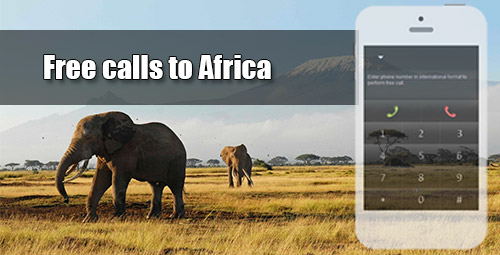 Free calls to Africa on iEvaPhone