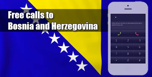Free calls to Bosnia and Herzegovina through iEvaPhone