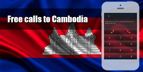 Free calls to Cambodia through iEvaPhone
