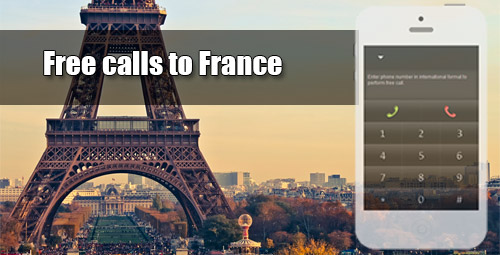 Free calls to France through iEvaPhone