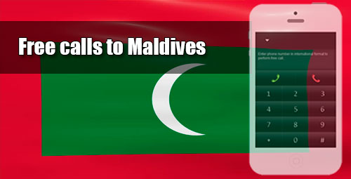 Free calls to Maldives through iEvaPhone