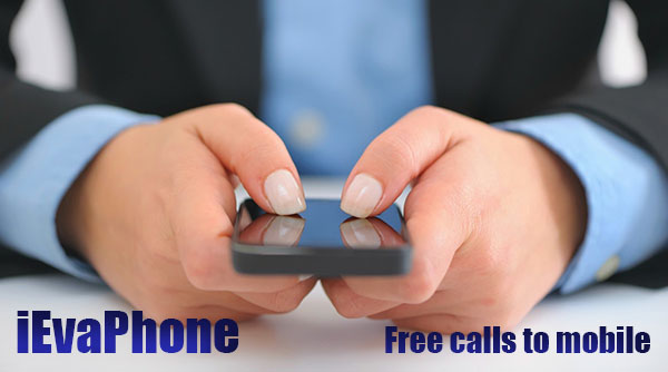 Free calls to mobile on iEvaPhone