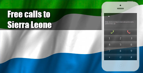 Free calls to Sierra Leone through iEvaPhone