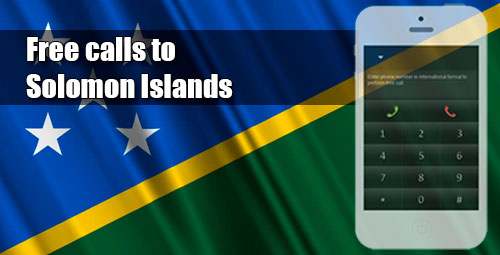 Free calls to Solomon Islands through iEvaPhone