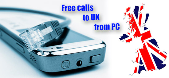 Free calls to UK from PC through iEvaPhone