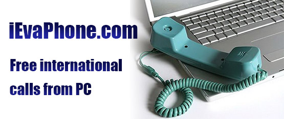 Free international calls from PC on iEvaPhone