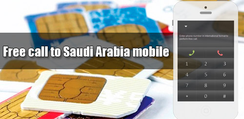 Free call to Saudi Arabia mobile through iEvaPhone