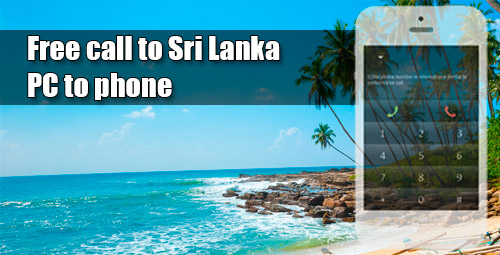 Free call to Sri Lanka PC to phone through iEvaPhone