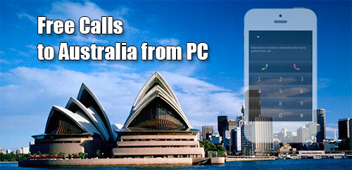 Free calls to Australia from PC through iEvaPhone