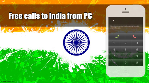 Free calls to India from PC through iEvaPhone