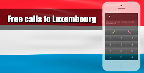 Free calls to Luxembourg through iEvaPhone