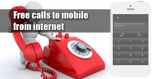 Free calls to mobile from internet on iEvaPhone