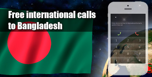 Free international call to Bangladesh through iEvaPhone