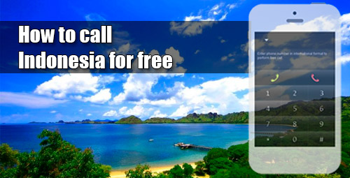 How to call Indonesia for free through iEvaPhone